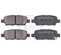 ABS All Brake Systems – Jeu de 4 plaquettes de frein arrière 37321