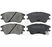 Plaquettes Avec Acoustique Verschleißwarnung 16,4 MM A. B. S. pour Hyundai Atos