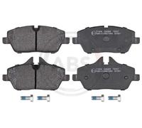ABS All Brake Systems Jeu de 4 plaquettes de frein avant 37434 - Convient pour BMW
