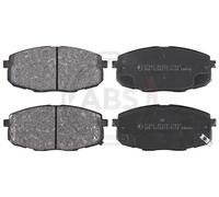 ABS All Brake Systems Jeu de 4 plaquettes de frein avant 37442