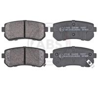 Jeu de 4 plaquettes de frein arrière A.B.S. 37533