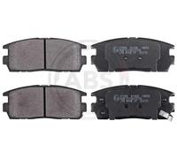 ABS All Brake Systems – Jeu de 4 plaquettes de frein arrière 37583 pour Opel, Chevrolet, GMC