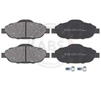 Jeu de 4 plaquettes de frein avant A.B.S. 37607
