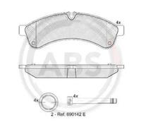 Plaquettes de frein 37638 A.B.S. pour IVECO AC