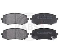 ABS All Brake Systems Plaquettes de frein avant 37763 pour HYUNDAI i20 I – Jeu de 4