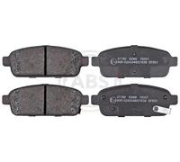 ABS All Brake Systems Plaquettes de frein arrière 37790 – Jeu de 4