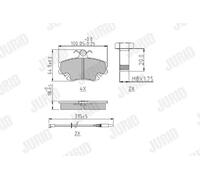 JURID 571526J Plaquettes de frein
