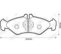 JURID 571846J Plaquettes de frein
