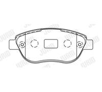 Plaquettes de frein 573031J JURID pour CITROËN PEUGEOT