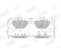 Plaquettes de frein 573150J JURID pour BMW JAGUAR ROLLS-ROYCE