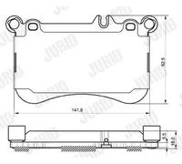 JURID 573356J Plaquettes de frein