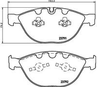 Plaquettes de frein 8DB 355 006-551 HELLA pour BMW ROLLS-ROYCE