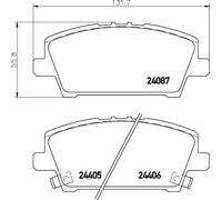 HELLA 8DB 355 006-911 Plaquettes de frein