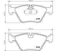 HELLA 8DB 355 007-961 Plaquettes de frein