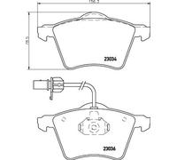 HELLA 8DB 355 008-771 Plaquettes de frein