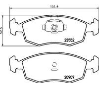 HELLA 8DB 355 009-131 Plaquettes de frein