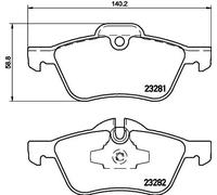 Plaquettes de frein 8DB 355 009-171 HELLA pour MINI MINI MINI Décapotable
