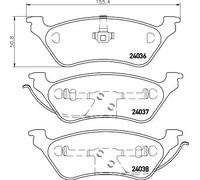 HELLA 8DB 355 011-061 Plaquettes de frein