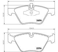 HELLA 8DB 355 011-941 Plaquettes de frein