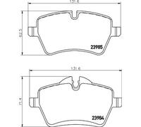 HELLA 8DB 355 016-041 Plaquettes de frein