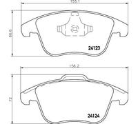 HELLA 8DB 355 019-881 Plaquettes de frein