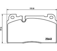 HELLA 8DB 355 020-241 Plaquettes de frein