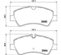 HELLA 8DB 355 020-721 Plaquettes de frein