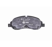 HELLA Plaquettes de frein 8DB 355 021-571 – Kit pour frein à disque (T2395)