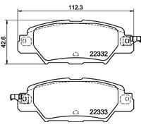 Plaquettes de frein 8DB 355 025-461 HELLA pour MAZDA CX-5 CX-5 Van