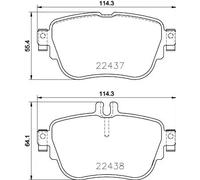 HELLA 8DB 355 025-781 Plaquettes de frein