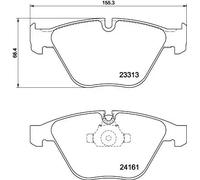Plaquettes de frein 8DB 355 039-241 HELLA pour BMW 3 X1
