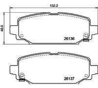 Plaquettes de frein 8DB 355 040-251 HELLA pour JEEP WRANGLER IV