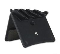 Plaquettes de frein à disque composite en cuivre pour Hope M4 E4 Soldier-2, 4 pistons avec ailette de refroidissement en alliage pour diffusion de la chaleur, plaque arrière en aluminium (lot de 1)