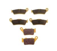 Plaquettes de frein à disque for moto 660 cc, remplacement robuste | Ensemble de remplacement de plaquettes de frein à disque for moto robuste(Front and Rear)