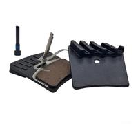 Plaquettes de frein à disque Hope4 4 pistons avec plaquettes en cuivre composite et plaque arrière en alliage d'aluminium avec ailettes de refroidissement dissipant la chaleur