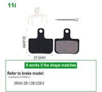 Plaquettes De Frein À Disque Pour Vélo De Montagne,Bs01 Wintermano Hayes Sram Maghatchforzagreb A Bathroom Pe Zwing M,10 Paires - Type 10pair 11i