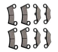 Plaquettes de Frein,Akozon 1 jeu de 8 plaquettes Plaquettes De Freins pour Polaris RZR 800 570 2008-2015