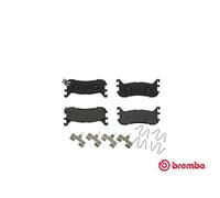 Plaquettes De Frein Arrière BREMBO P49021 MAZDA 323 F V 2.0 24V 106 KW 1998