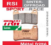 Plaquettes de frein Arrière TRW Lucas MCB 575 RSI pour Honda XR 440 R 2000-
