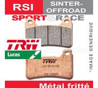 Plaquettes de frein Arrière TRW Lucas MCB 575 RSI pour Kawasaki KLX 400 03-