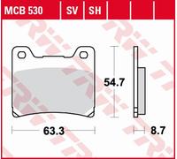 FERODO FDB337EF Plaquettes de frein