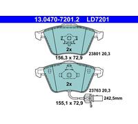 PLAQUETTES DE FREIN AUDI P. A4/A6/A8 00-11 CÉRAMIQUE