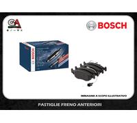 Bosch BP1384 - Plaquettes de Frein Avant pour Voiture - Qualité Bosch - Réduction du Bruit et de la Poussière - Certifié ECE-R90 - Sans Cuivre - Jeu de 4 Plaquettes