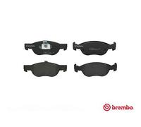 Plaquettes De Frein Avant BREMBO P23081 FIAT PUNTO VAN 1.9 D 60 44 KW 2007