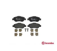 Plaquettes De Frein Avant BREMBO P23097 FIAT PANDA VAN 1.2 4X4 44 KW 2004
