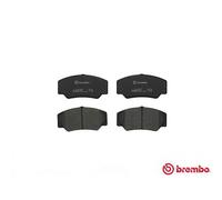 Plaquettes De Frein Avant BREMBO P24023 FORD TRANSIT AUTOBUS 2.5 D 52 KW 1990