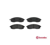 Plaquettes Avant Freins Brembo P54037 Mitsubishi L 200 2.5 Td 4WD 73 Kw 2007