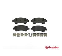 Plaquettes De Frein Avant BREMBO P61082 PEUGEOT 1007 1.4 54 KW 2005