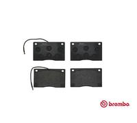 BREMBO - Jeu de 4 plaquettes de frein P 68 012 - Réf. 1396165