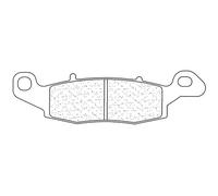 CL PLAQUETTES DE FREIN MÉTAL FRITTÉ ROUTE - 2383A3+